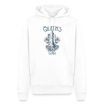 Queen's Gambit - Männer Premium Bio Hoodie - Weiß - Vorne - Nico (187cm)