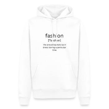 Fashion definition - Men’s Premium Organic Hoodie - white - Front - Nico (187cm)