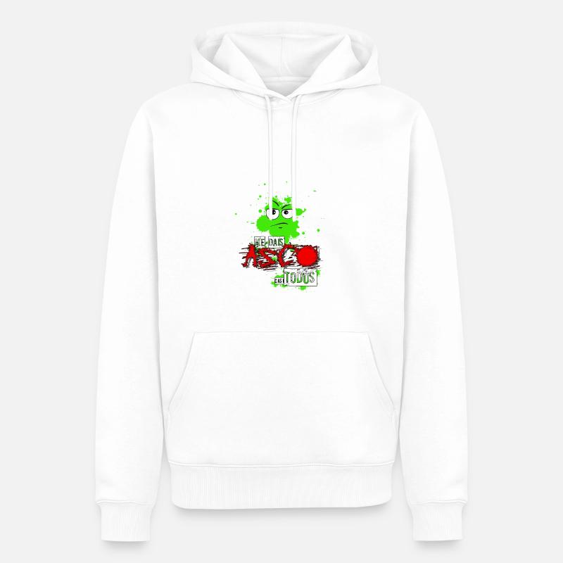 Du widerst mich an - Männer Premium Bio Hoodie - Weiß