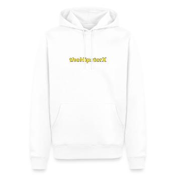AggroWaitingX - Männer Premium Bio Hoodie - Weiß - Vorne - Nico (187cm)