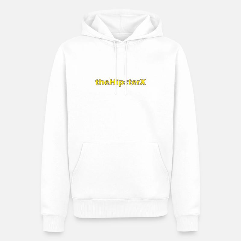AggroWaitingX - Sweat à capuche Premium bio Homme - blanc
