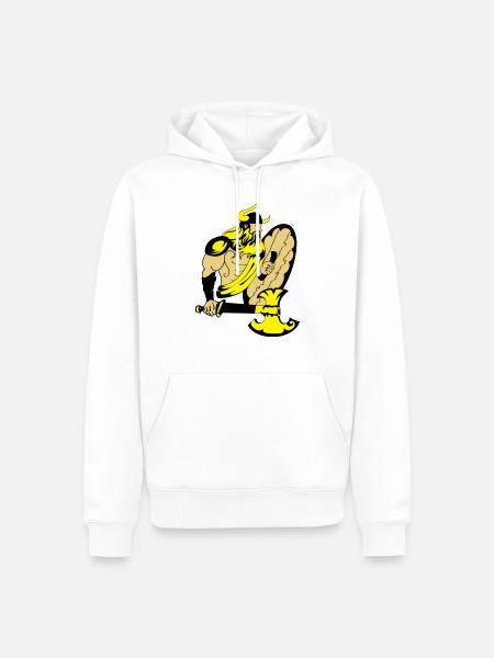 wikinger - Sweat à capuche Premium bio Homme - blanc