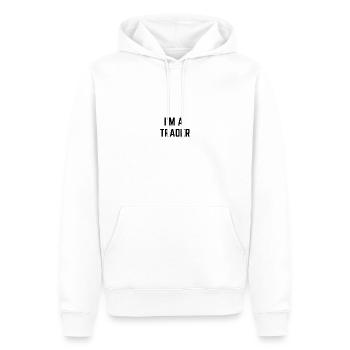 I Love Trading Trader Traden Teamwork Aktien - Männer Premium Bio Hoodie - Weiß - Vorne - Nico (187cm)