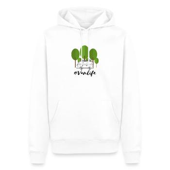 Van Life - Travel / Road Trip - Men’s Premium Organic Hoodie - white - Front - Nico (187cm)