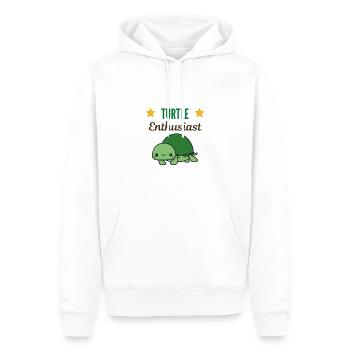 Schildkröten-Enthusiast - Männer Premium Bio Hoodie - Weiß - Vorne - Nico (187cm)