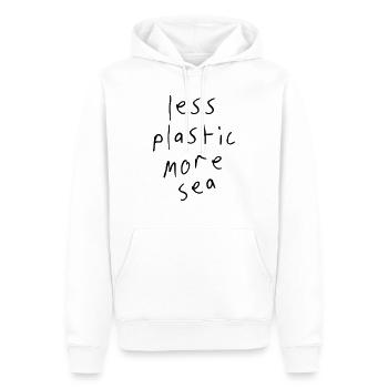Environnement - Sweat à capuche Premium bio Homme - blanc - Devant - Nico (187cm)