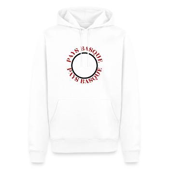BASKENLAND 2 - Männer Premium Bio Hoodie - Weiß - Vorne - Nico (187cm)
