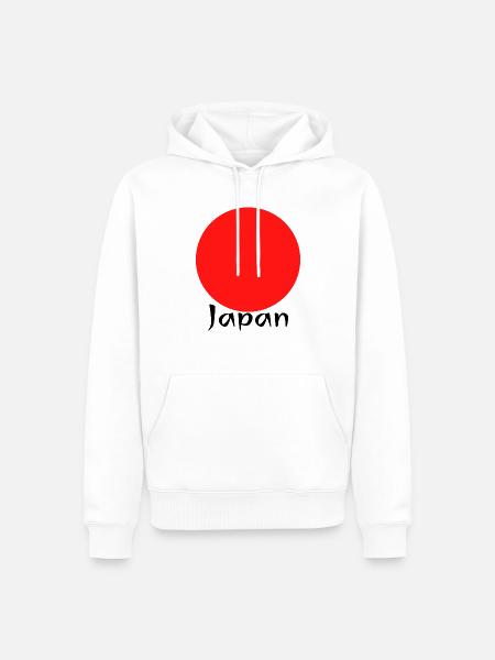 Japan - Men’s Premium Organic Hoodie - white