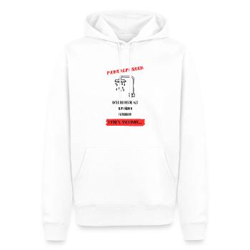 Montag Morgen - Männer Premium Bio Hoodie - Weiß - Vorne - Nico (187cm)