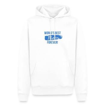La meilleure maman du monde pour toujours! - Sweat à capuche Premium bio Homme - blanc - Devant - Nico (187cm)