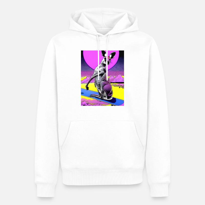 Boaderrooo - Männer Premium Bio Hoodie - Weiß