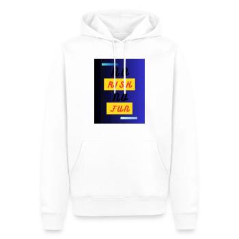 E40CC81F 307F 4AAA BA7E 6E111122288D - Männer Premium Bio Hoodie - Weiß - Vorne - Nico (187cm)
