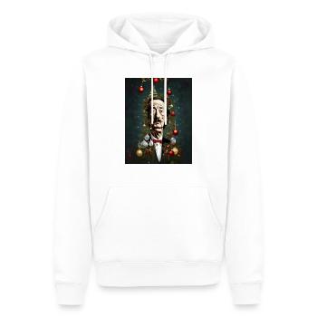 Salvador-Weihnachten - Männer Premium Bio Hoodie - Weiß - Vorne - Nico (187cm)