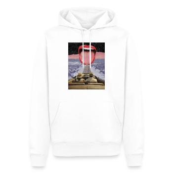 Pop Art Poster - Men’s Premium Organic Hoodie - white - Front - Nico (187cm)