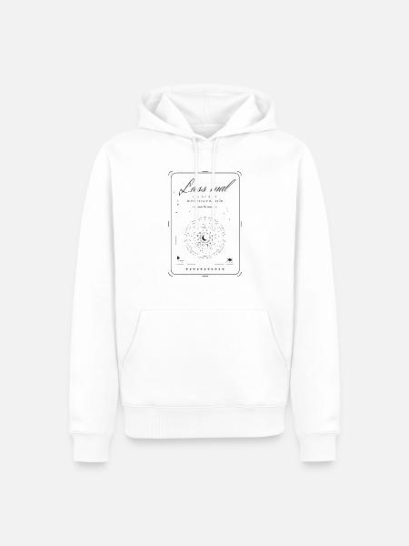Lass mal - Astrologie - Konstellation - Männer Premium Bio Hoodie - Weiß