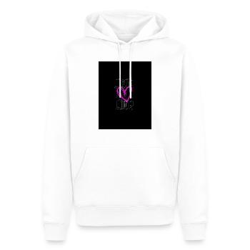 Vie - Sweat à capuche Premium bio Homme - blanc - Devant - Nico (187cm)