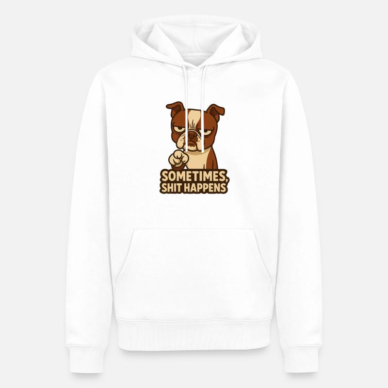 Ça peut arriver, Pablo - Sweat à capuche Premium bio Homme - blanc