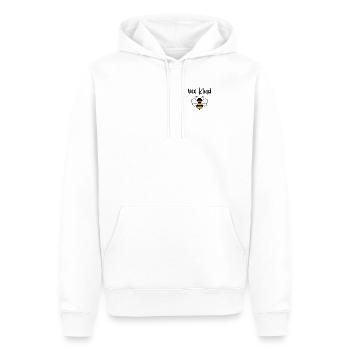 Biene Kind Imker Geschenk - Männer Premium Bio Hoodie - Weiß - Vorne - Nico (187cm)