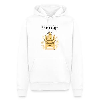 Bienen Kinder Königin Geschenk - Männer Premium Bio Hoodie - Weiß - Vorne - Nico (187cm)