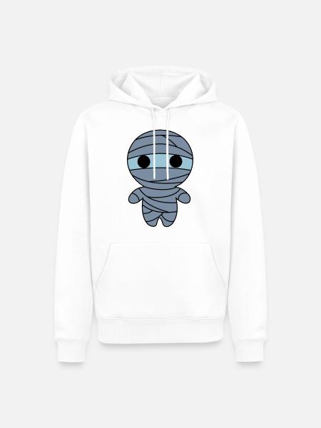mummy - Men’s Premium Organic Hoodie - white