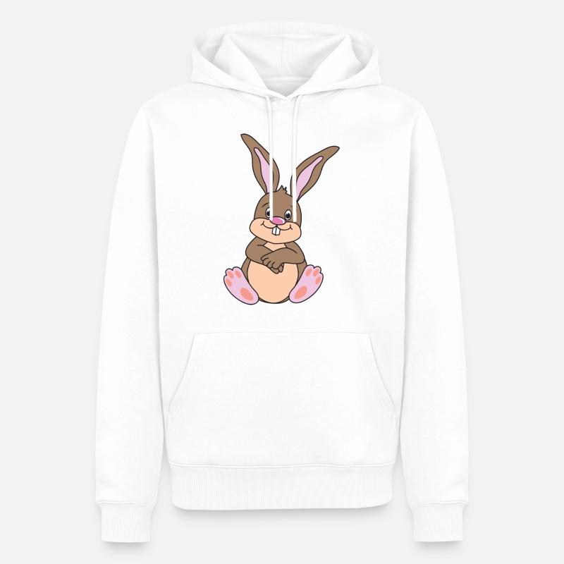 Easter motive Easter Easter bunny - Men’s Premium Organic Hoodie - white