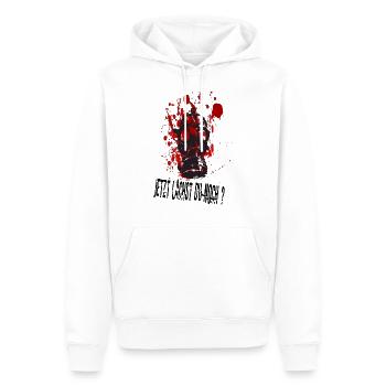 Prepper Überleben Katastrophe Krise Weltuntergang - Männer Premium Bio Hoodie - Weiß - Vorne - Nico (187cm)