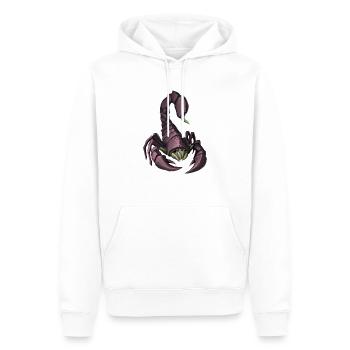 Scorpio - Men’s Premium Organic Hoodie - white - Front - Nico (187cm)