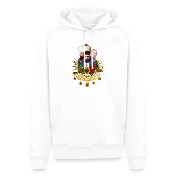 Osmanisches Reich | Wappen - Männer Premium Bio Hoodie - Weiß - Vorne - Nico (187cm)