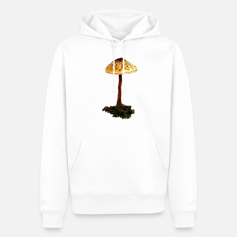 Coulemelle - Sweat à capuche Premium bio Homme - blanc