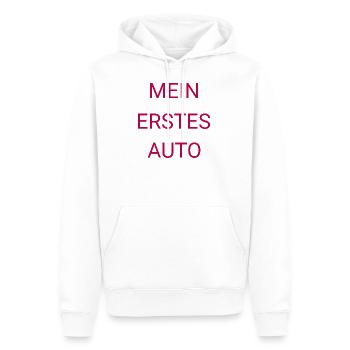 Führerschein Auto Wagen Fahrzeug Fahren - Männer Premium Bio Hoodie - Weiß - Vorne - Nico (187cm)