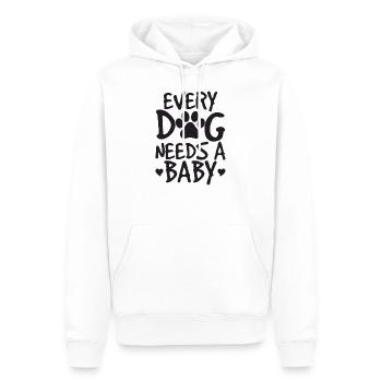Every Dog Needs A Baby Onesie - Männer Premium Bio Hoodie - Weiß - Vorne - Nico (187cm)