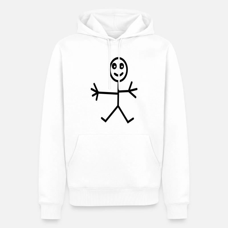 comic - Männer Premium Bio Hoodie - Weiß
