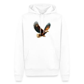 Aigle - Sweat à capuche Premium bio Homme - blanc - Devant - Nico (187cm)