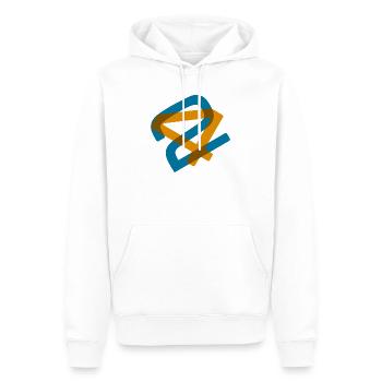 42 - Die Antwort auf alles - Männer Premium Bio Hoodie - Weiß - Vorne - Nico (187cm)