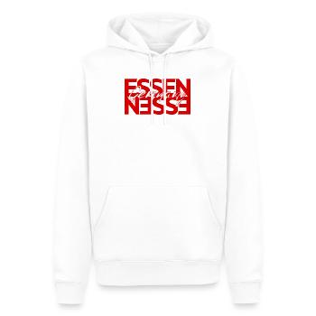 Essen, Allemagne - Sweat à capuche Premium bio Homme - blanc - Devant - Nico (187cm)