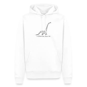 Loooooong_Neck_Boi - Männer Premium Bio Hoodie - Weiß - Vorne - Nico (187cm)