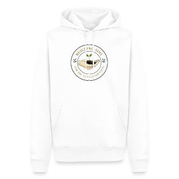 Selbstversorger Permakultur Öko Bauer Umwelt Aktiv - Männer Premium Bio Hoodie - Weiß - Vorne - Nico (187cm)