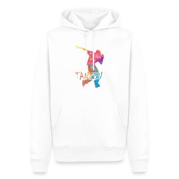 Aus dem Weg ich muss tanzen Party Tänzer - Männer Premium Bio Hoodie - Weiß - Vorne - Nico (187cm)