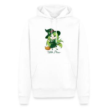 Halloween T-Shirt - Hexe - Hexen - Hexen T-Shirt - Männer Premium Bio Hoodie - Weiß - Vorne - Nico (187cm)
