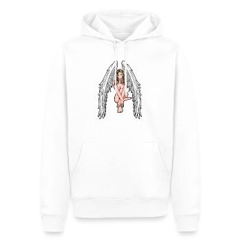 Engel Sexy Engelchen Christmas Xmas Männer - Männer Premium Bio Hoodie - Weiß - Vorne - Nico (187cm)