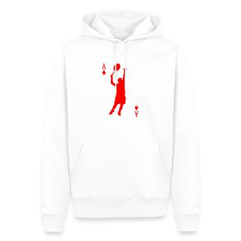 Tennis Tennisball Ballsport Sport Ball Geschenk - Männer Premium Bio Hoodie - Weiß - Vorne - Nico (187cm)