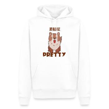 Dogs are really pretty nice and great - Men’s Premium Organic Hoodie - white - Front - Nico (187cm)
