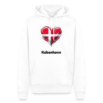 Love københavn - Männer Premium Bio Hoodie - Weiß - Vorne - Nico (187cm)