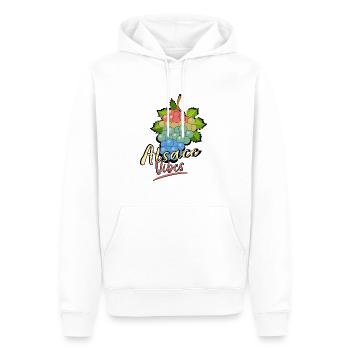 Alsace Vibes - Sweat à capuche Premium bio Homme - blanc - Devant - Nico (187cm)