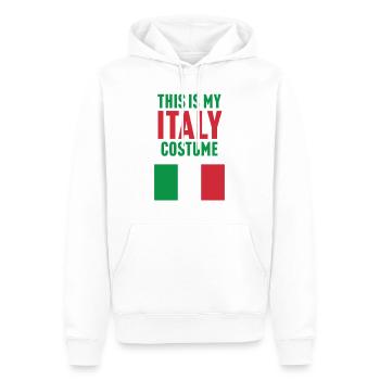 Dieses mein Italien Kostüm - Männer Premium Bio Hoodie - Weiß - Vorne - Nico (187cm)