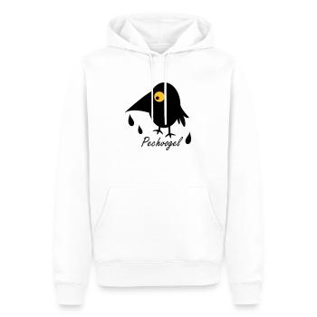 Malchanceux - Sweat à capuche Premium bio Homme - blanc - Devant - Nico (187cm)