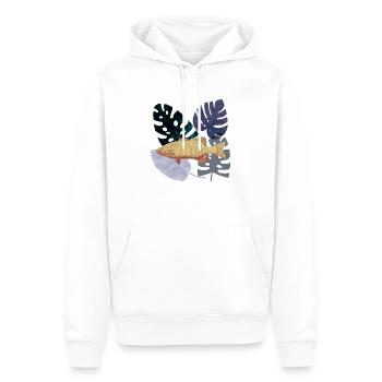 Tropen Fisch - Männer Premium Bio Hoodie - Weiß - Vorne - Nico (187cm)