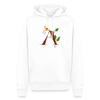 canary a - Men’s Premium Organic Hoodie - white - Front - Nico (187cm)