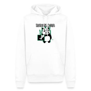 Radiology Panda - Men’s Premium Organic Hoodie - white - Front - Nico (187cm)