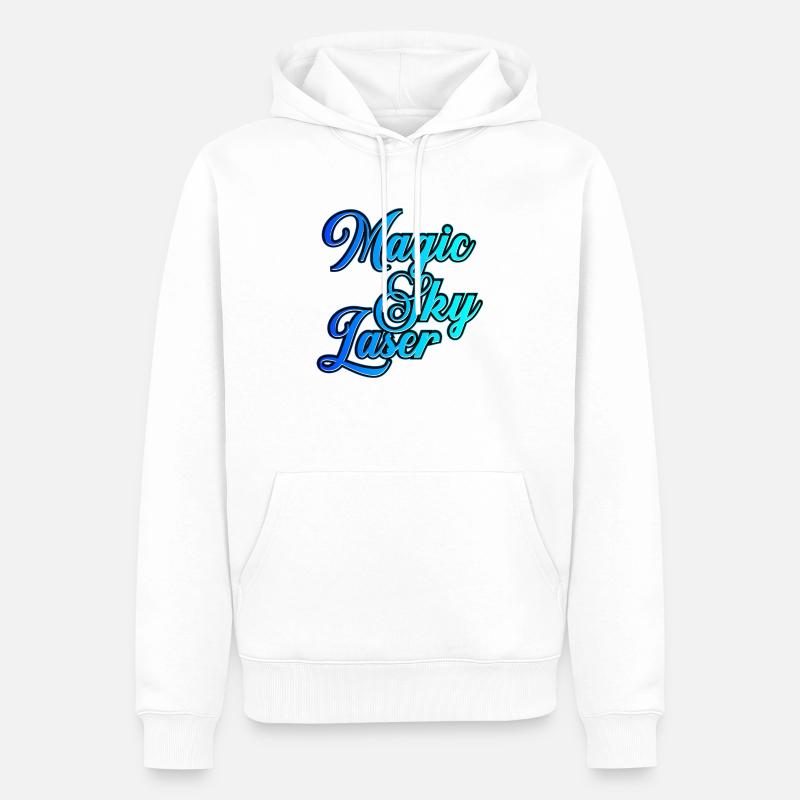Magic 11 - Männer Premium Bio Hoodie - Weiß